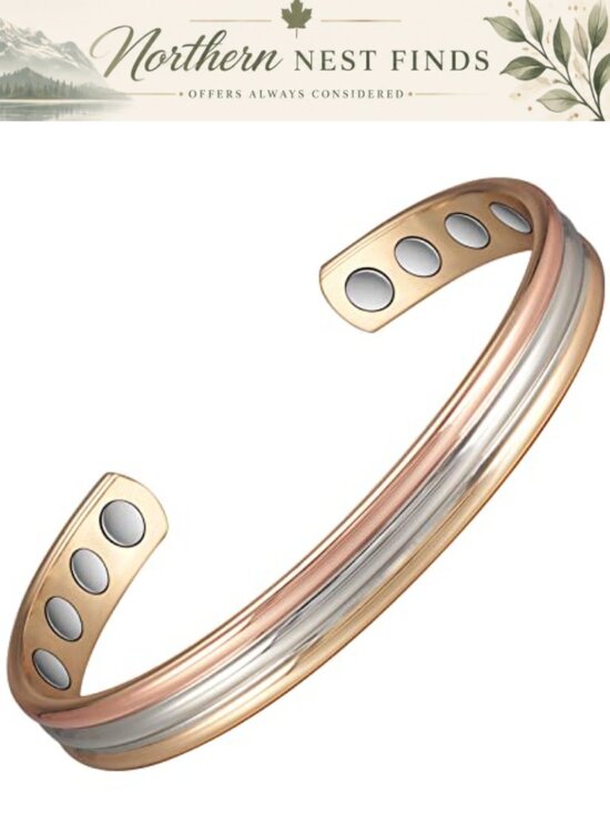 Jewelry - Pure Copper Magnetic Bracelet 7in Chain Jewelry for Women